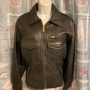 Vintage Tannery West leather jacket